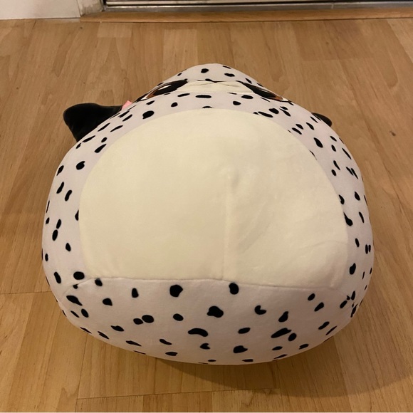 NWT Squishmallow Dixie Dalmatian Dog w/ Pink Bow 12" Club Exclusive KellyToy - Picture 4 of 6